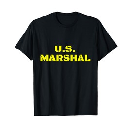 U.S. Marshal United States Marshals Service USMS Costume US T-Shirt