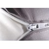 New Microfiber Zippered Replacement Maternity Body Pillow Cover (Grey)