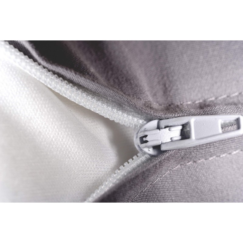 New Microfiber Zippered Replacement Maternity Body Pillow Cover (Grey)