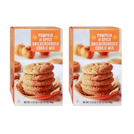 Pumpkin & Spice Snickerdoodle Cookie Mix Trader Joe 17.57 oz each, Pack of 2