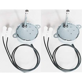 2PCS TYC-40 AC 12V 50/60Hz Synchronous Motor 5RPM CW/CCW 1-2W for LED Decoration Christmas Ornament (Shaft Length 33mm)