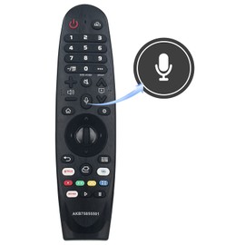 AULCMEET AKB75855501 New Replace Remote Control Work for LG AKB75855501 MR20GA 50UM7600PLB OLED77W9PLA 43UN73006LA 50UN73006LA 65UN73006LA 50UN81006LB 43UN80006LC OLED55CXPUA 65NANO996NA 75NANO996NA