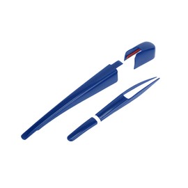 REPAIROCK 1 Set Rear Window Wiper Arm Blades Cover Trim for Jeep Wrangler JL JLU 18-24 Rear Windshield Wiper Arm Blades Cover Trim ABS Blue