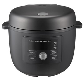Tiger COL-A40U 2.6 Quart Compact 8-in-1 Electric Multi-Cooker with 21 Programmed Menus (Carbon Black)