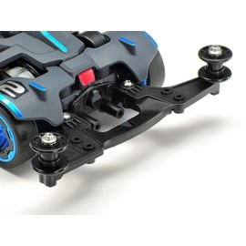 Tamiya 15529 Mini 4WD Upgrade Parts No. 529 2-Stage Low Friction Plastic Roller 0.5 - 0.5 inches (13 - 13 mm), Black