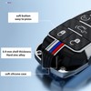Aoocar 4 Button Heavy Metal Key Fob Cover, Compatible with
