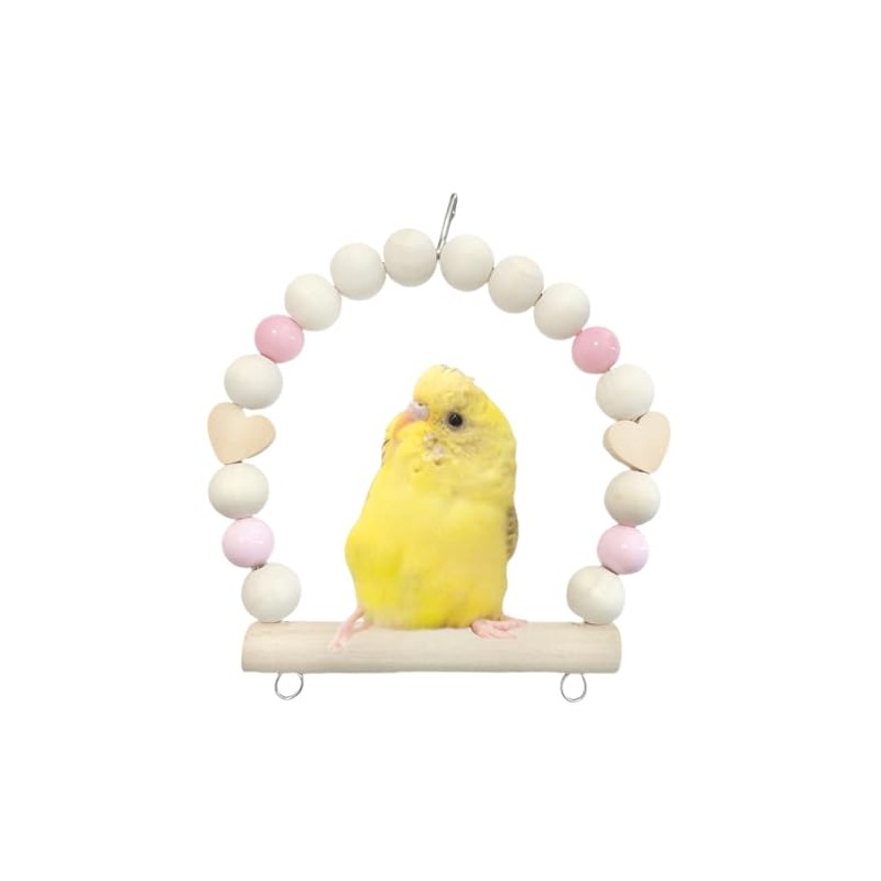 Bird Swing Type TC (TC64: Pink, Small Size, Approx. 5.5