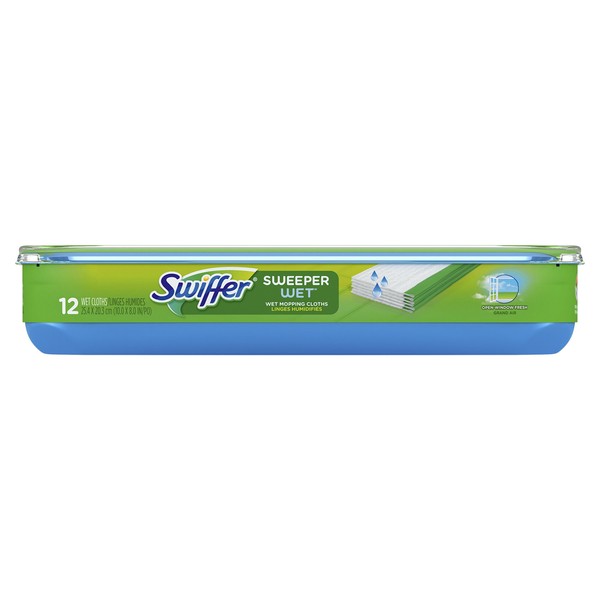 Swiffer Sweeper, All Purpose Multi Surface Floor Cleaner, Open Window Fresh scent, 12 Count