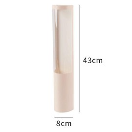 Baoblaze 5 Pieces Single Flower Gift Box Valentine's Day Gifts DIY Transparent Window Design Flower Gift Bags for Proposal Anniversary, pink