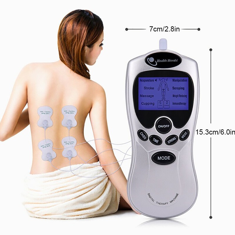 Muscle Stimulator with 4 Pads and 8 Modes Rechargeable Electric