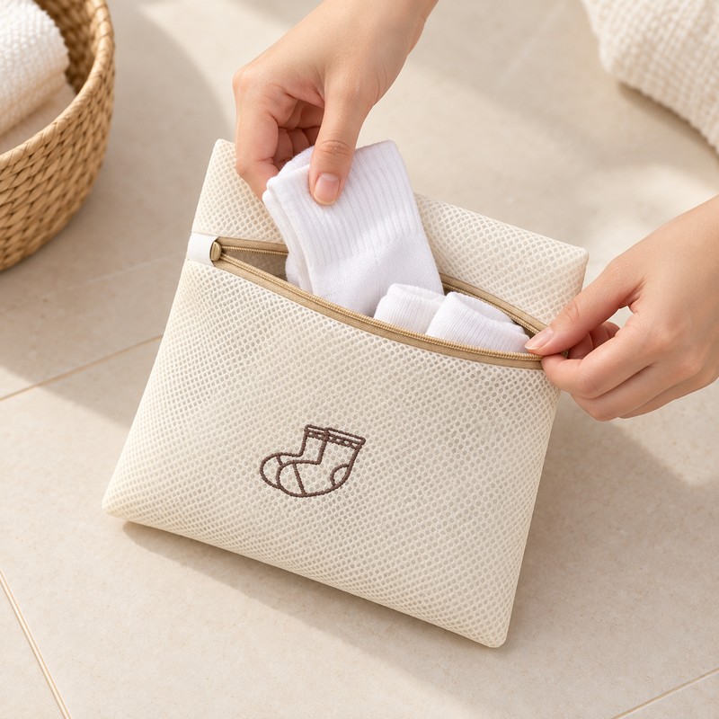 Reusable Fine Mesh Laundry Bags for Delicate Clothes – Polyester