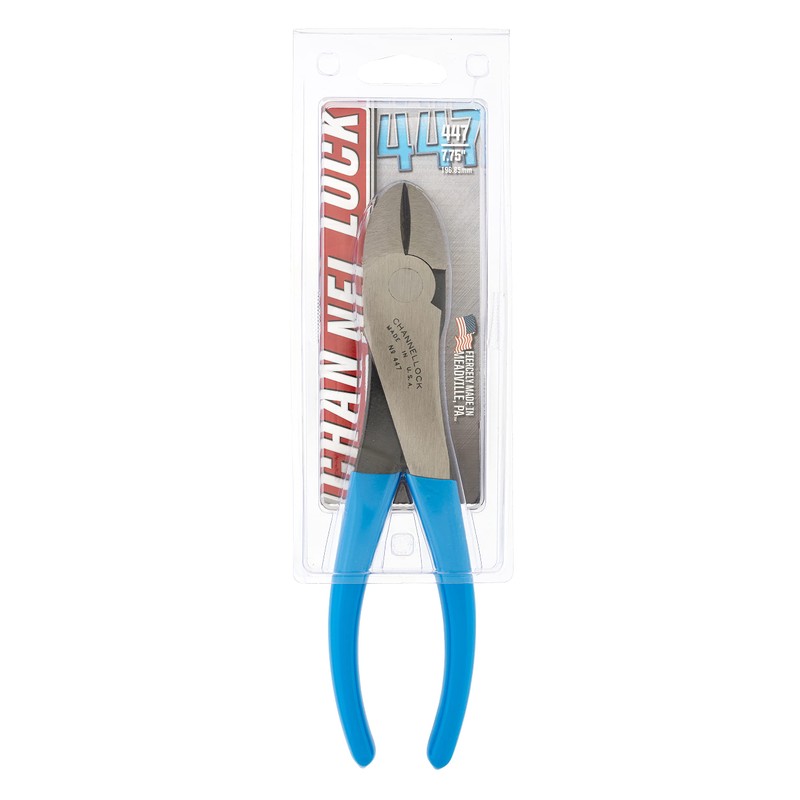 Channellock CNL-447 7.75 Curved Diagonal Cutting Pliers - Wrap Joint