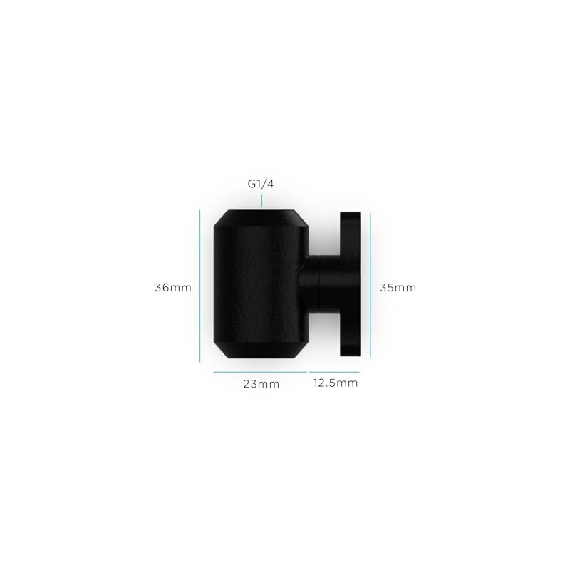 PrimoChill Female to Female G 1/4 Drain Valve - Sky