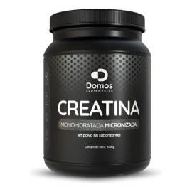 Domos - Creatina Monohidratada Micronizada 500gr Alta Pureza Sin Sabor                                                                                