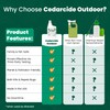 CEDARCIDE Outdoor Bug Control Concentrate | Kills & Repels Mosquitoes,