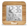 Mebus 27247 Weiß/Holzoptik Funkwecker digital