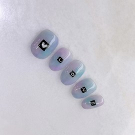 ‘Handmade nail tips - Petit round / ‘수제네일팁 - 쁘띠라운드
