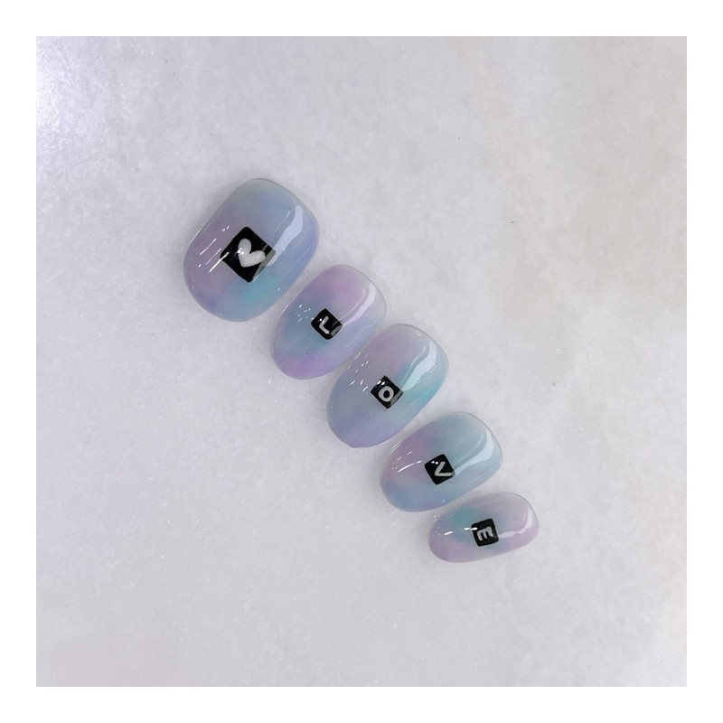 ‘Handmade nail tips - Petit round / ‘수제네일팁 - 쁘띠라운드