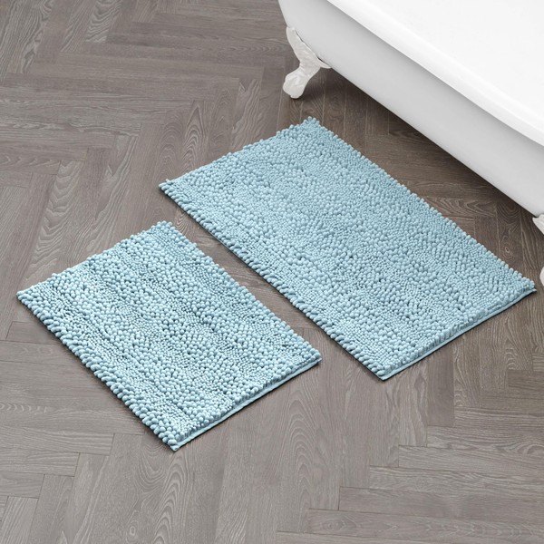 Laura Ashley – Astor Chenille Bath Mats | Set of