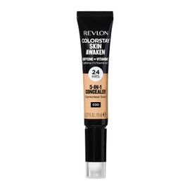 Revlon ColorStay Skin Awaken 5-in-1 Concealer, Lightweight, Creamy Longlasting Face Makeup with Caffeine & Vitamin C, For Imperfections, Dark Circles & Redness, 030 Light Medium, 0.27 fl oz/ 8ml