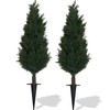 BLONYUVC 35" Artificial Cypress Topiary Cedar Topiaries for Indoors &