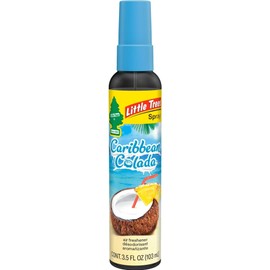 LITTLE TREES Car Air Freshener Spray, Car and Home Air Spray for Long-Lasting Fragrance, Freshness On-the-go! Caribbean Colada (1 Pack)