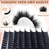 Thick Lash Clusters Kit 200D Volume Eyelash Clusters Kit Manga