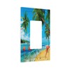 Summer Ocean Beach 1 Gang Rocker/GFCI Outlet Light Switch Wall