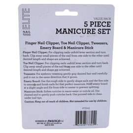 Swissco 5 Piece Manicure Set (6 Pack)