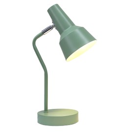 Simple Designs LD1078-SGE 15.2" Sleek Essentials Metal Cone Shade Desk Lamp with Adjustable Shade, for Office, Desk, Nightstand, Dorm, Sage Green