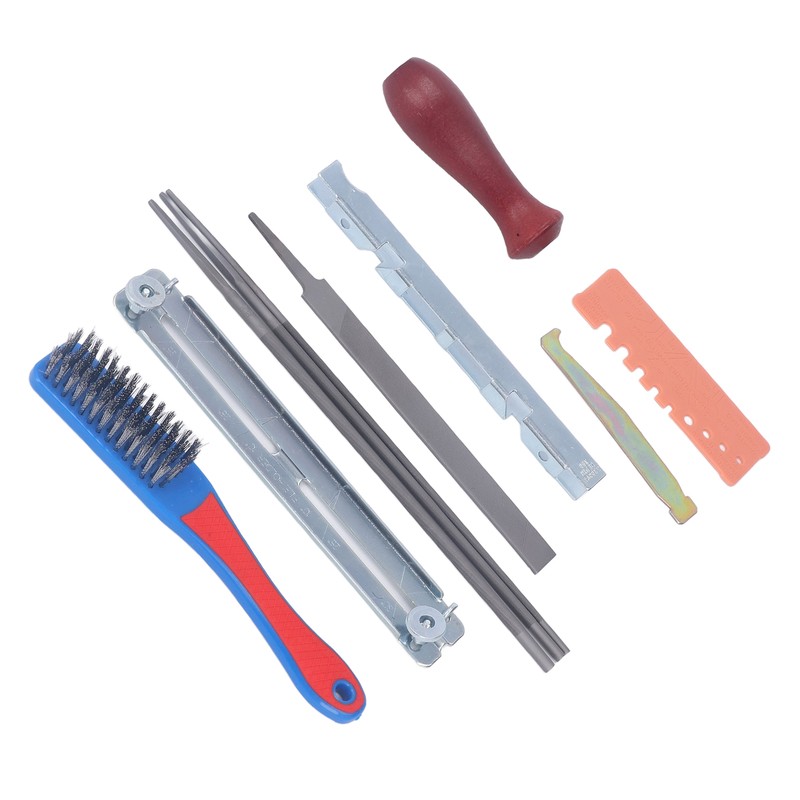 11Pcs Chainsaw Sharpener File Chain Saw Teeth Sharpening Tool Set