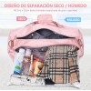 BOSSCO Maleta Gym Bolsa Deportiva De Viaje Mochila Fitness Bag
