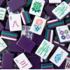 Mahjong Emerald Acrylic Mahjong Tiles American Mahjong 4-layer Engraved American