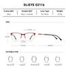 OLIEYE Cat Eye Reading Glasses For Women Retro Design Reader