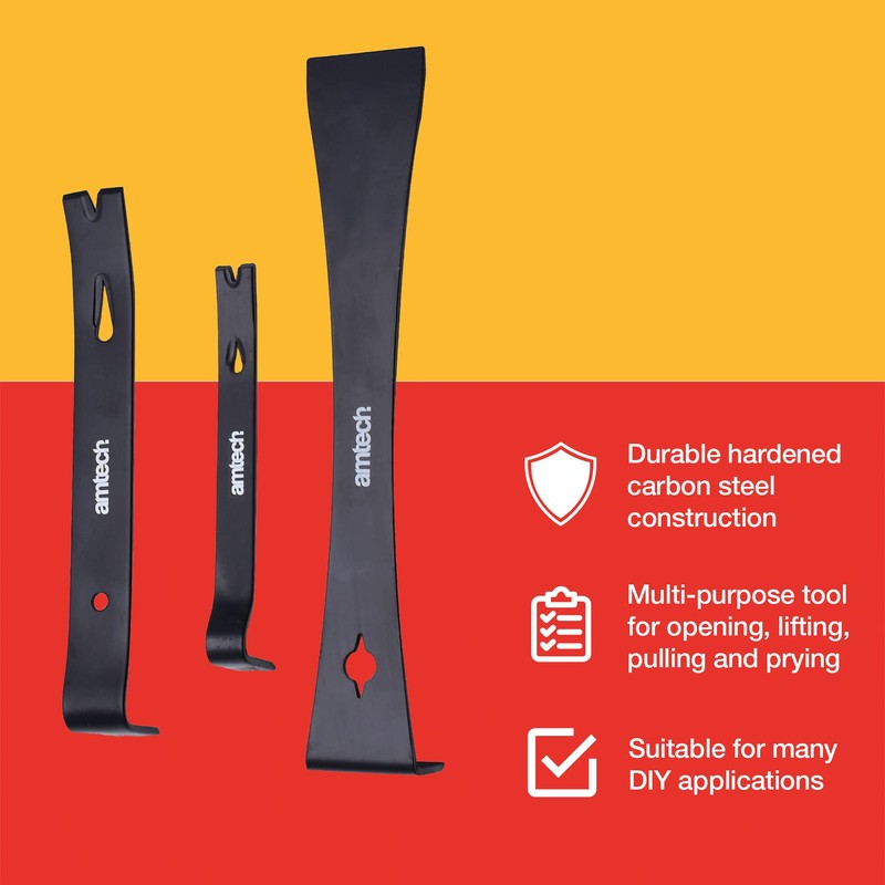 Amtech I9332 3 Piece Mini pry bar Set