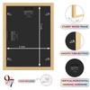 97 Decor Wood Picture Frames 5x7-3 Pack Beige 5x7 Frame