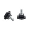RoadPro RPKN-6P Black Plastic 6mm Radio Bracket Knobs (2) Mounting