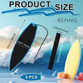 RSYHVG 5pcs Finger Surfboards, Finger Surf Board for Car Window Creative Mini Finger Surfboard Toy Fingertip Surfboard for Kids Teens Adults Indoors Outdoors Practice