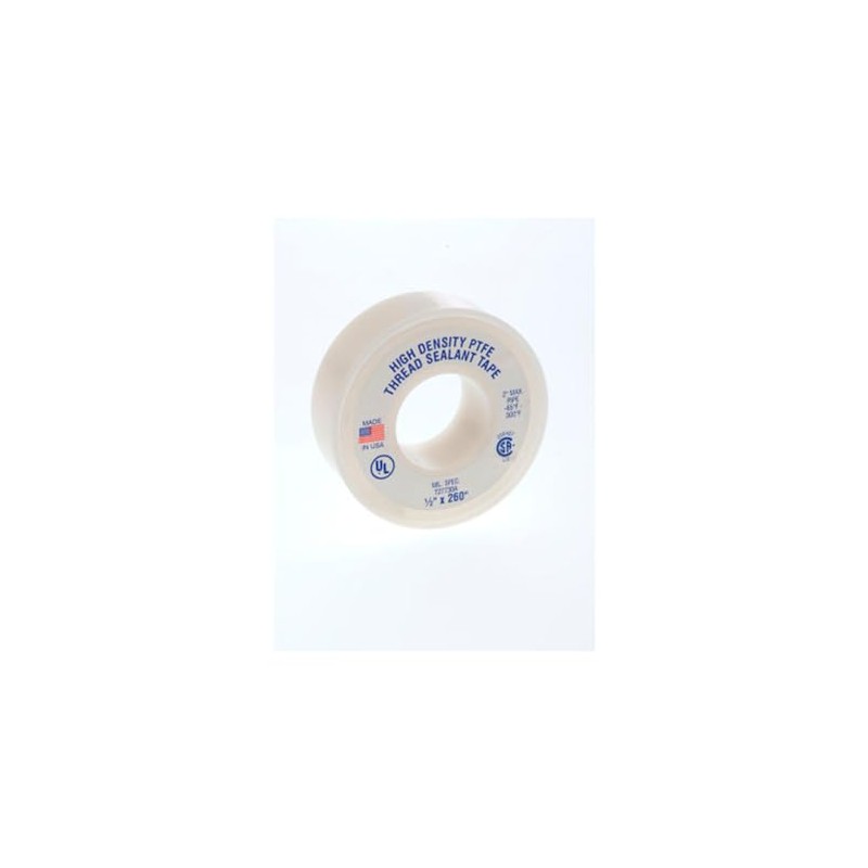 High Density PTFE Tape 1/2" x 260" (China)