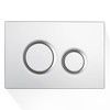 OasisFlow Dual Flush Actuator Plate for Wall Hung Toilets, Compatible