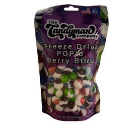 The Candyman Company Freeze Dried Candy Berry Bites, 4oz (113.4g)