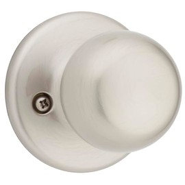 Weiser Fairfax Satin Nickel Door Knob, Non-turning Interior Door Handles/Dummy Knobs for Wardrobe, Closet Door & French Doors, Cabinet Handle/Cupboard Handles, Traditional Home Décor