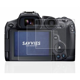 Savvies Pack of 6 Screen Protectors Compatible with Canon EOS R7 Screen Protector Ultra Transparent
