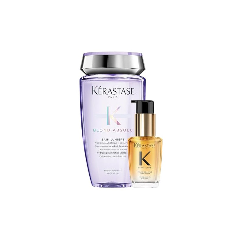 KÉRASTASE SET Shampoo Bain Lumiere 250 ml + Elixir Ultime