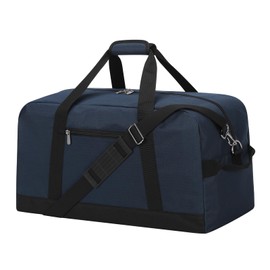 THSOGO 21 inch Gym Bag for Men - 40L Travel Duffel Bag Sport Duffle Bags for Weekend Overnight with Bottom Support (Navy Blue)