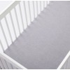 Cloud Island 🥥 Cloud Island Fitted Crib Sheet Gray nursery