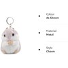 LNYMZD Hamster Keyring Plush Pendant Handbag Charm Keychain Bag Accessory