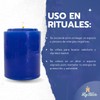 Luz María-Velas 500 grs-Paquete de 4 Velones (Rojo, Azul, Verde,