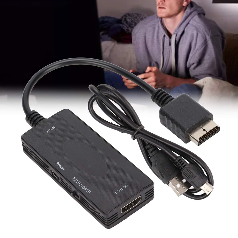 Game Console Adapter Cable Drive Free for PS2 to HD