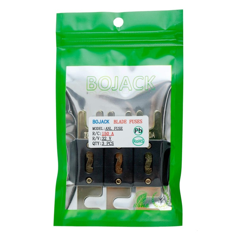 BOJACK 150 Amp 32 VDC ANL Blade Fuse for car
